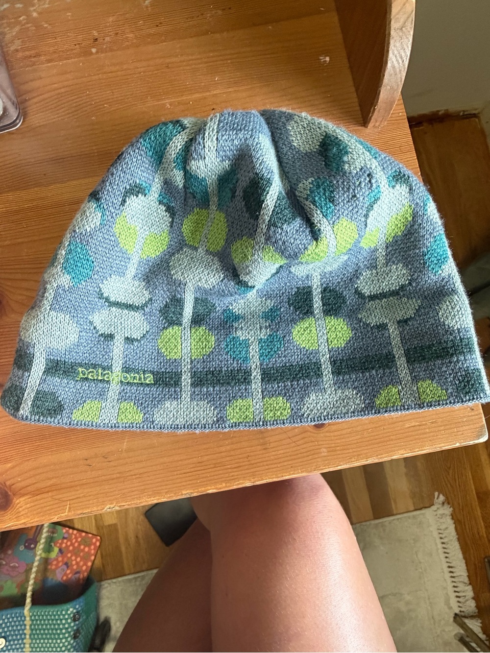 Vintage Patagonia Wool Blend Beanie L Made in France Retro Ski